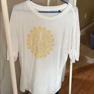 White T-shirt bought from free people website